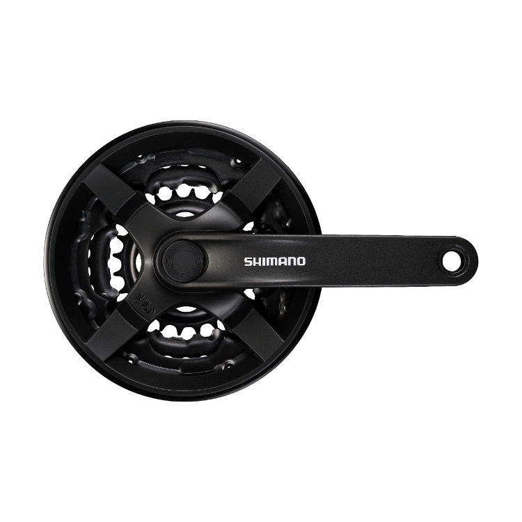 Vändakomplekt Shimano 6/7/8-Speed Black FC-TY301 48/38/28T 170mm