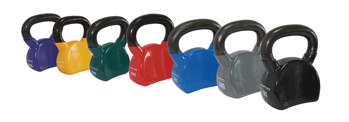 Sangpomm TUNTURI Vinyl Kettlebell 12kg, sinine