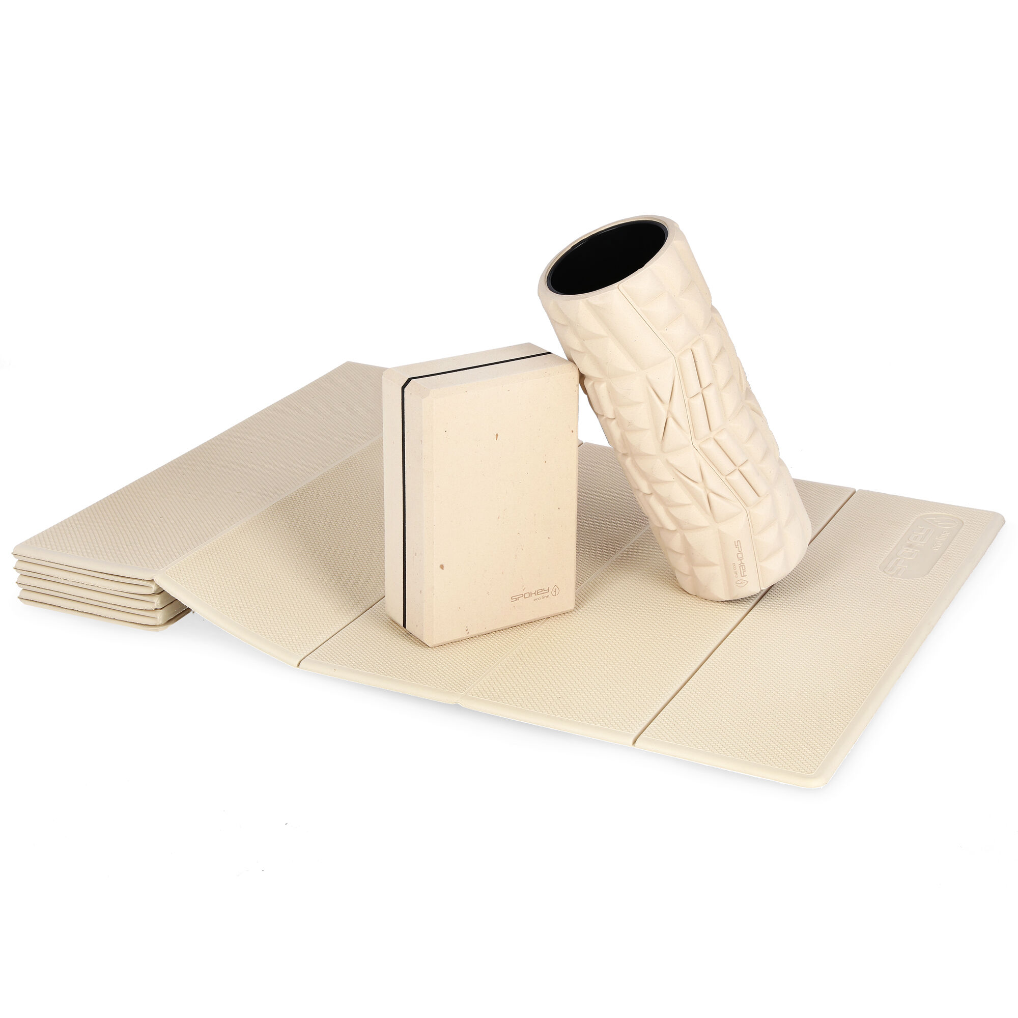 Joogakomplekt SPOKEY Ecosana Eco, rull+plokk+matt