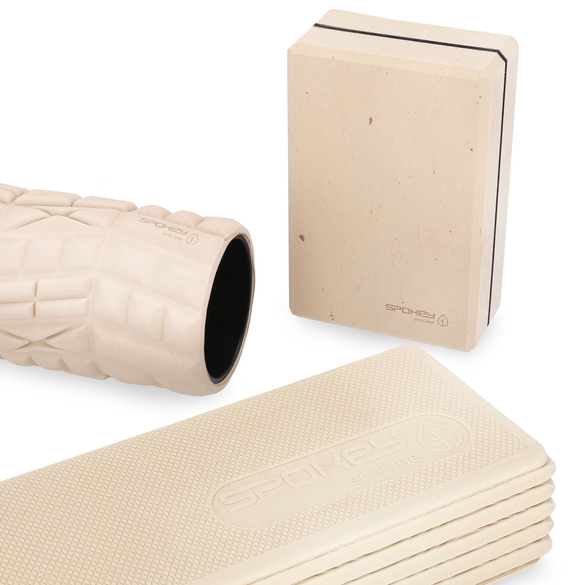 Joogakomplekt SPOKEY Ecosana Eco, rull+plokk+matt