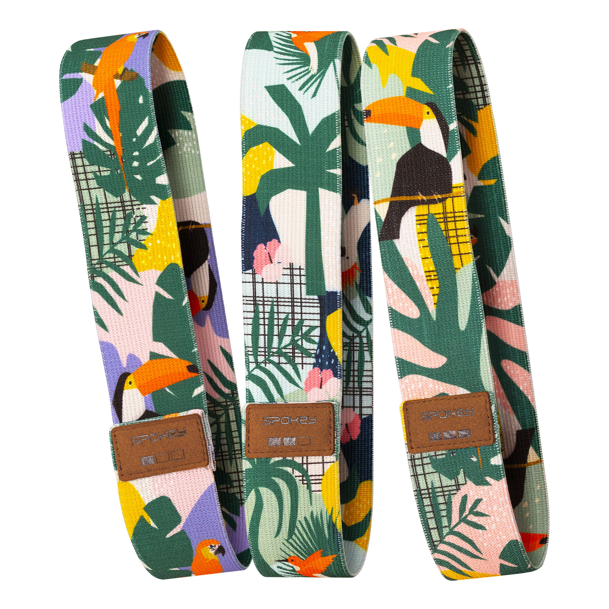 Võimlemiskummid SPOKEY Home Jungle Set 3 tk, kirju