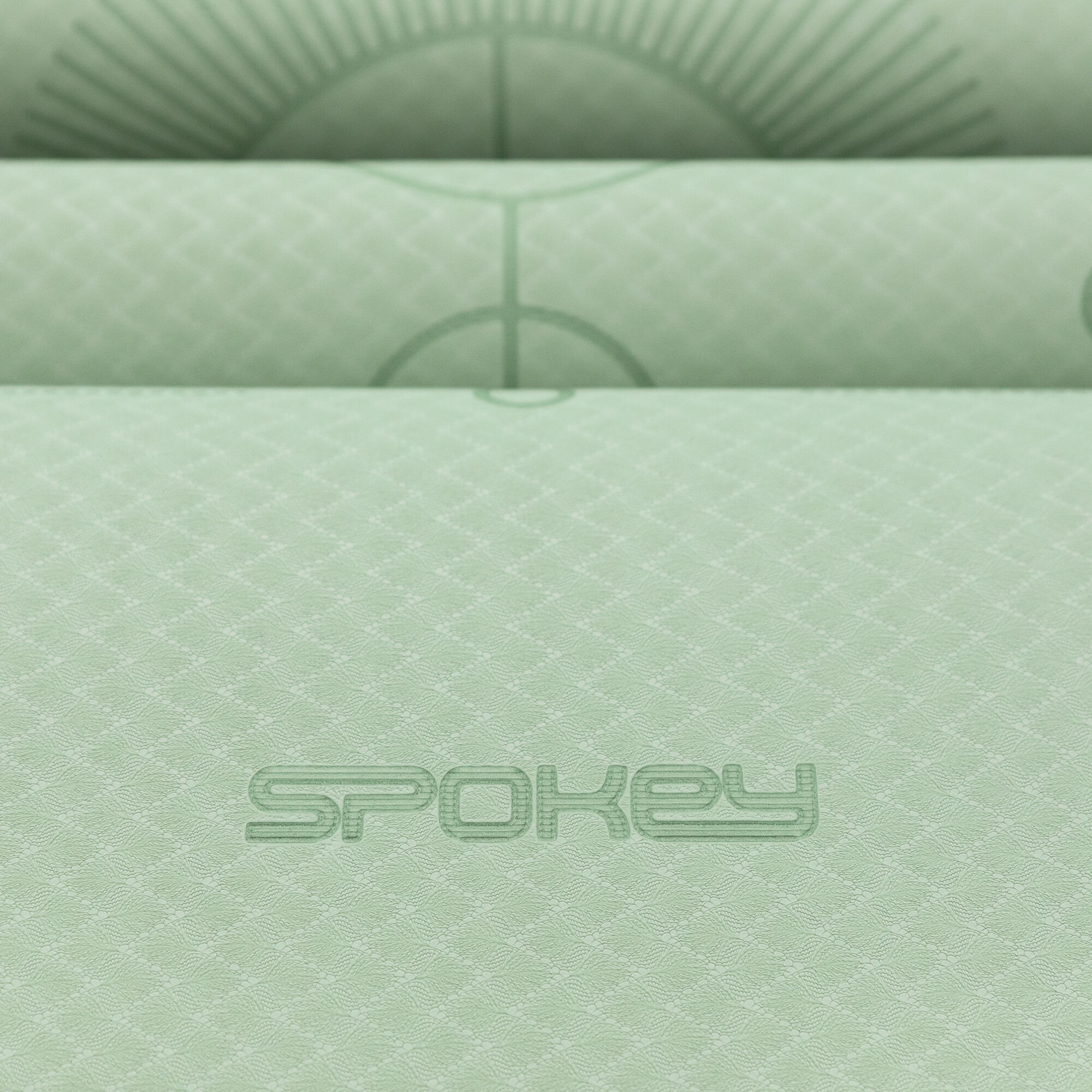 Joogamatt SPOKEY Mandala, roheline