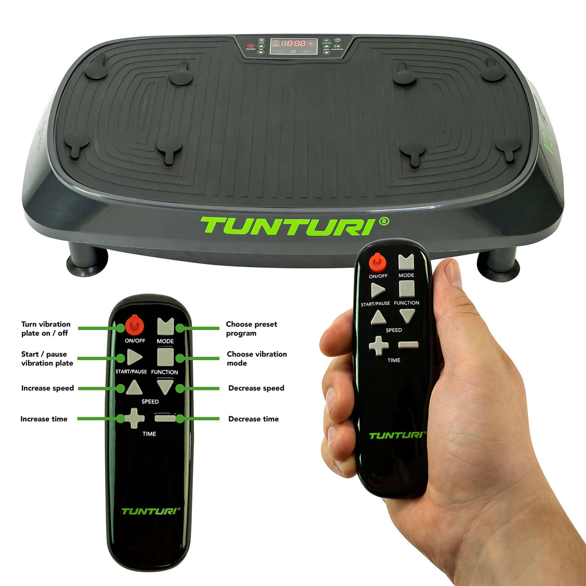 Vibratsiooniplaat TUNTURI Cardio Fit V20