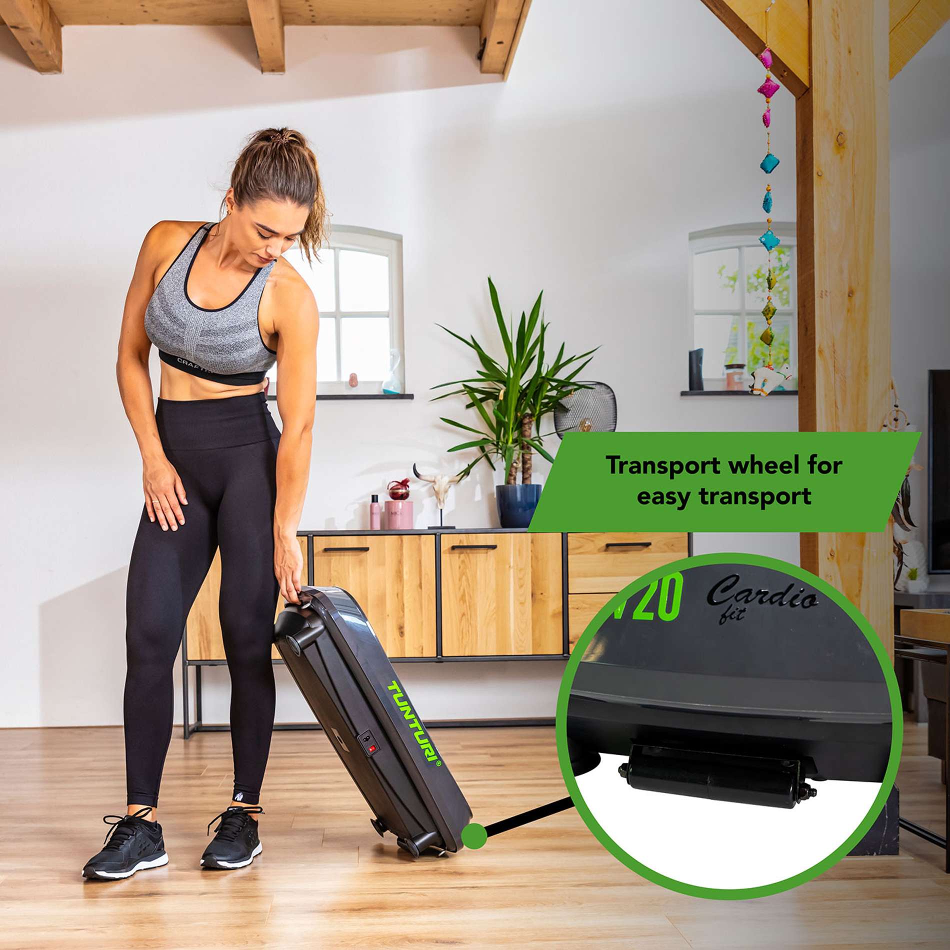 Vibratsiooniplaat TUNTURI Cardio Fit V20