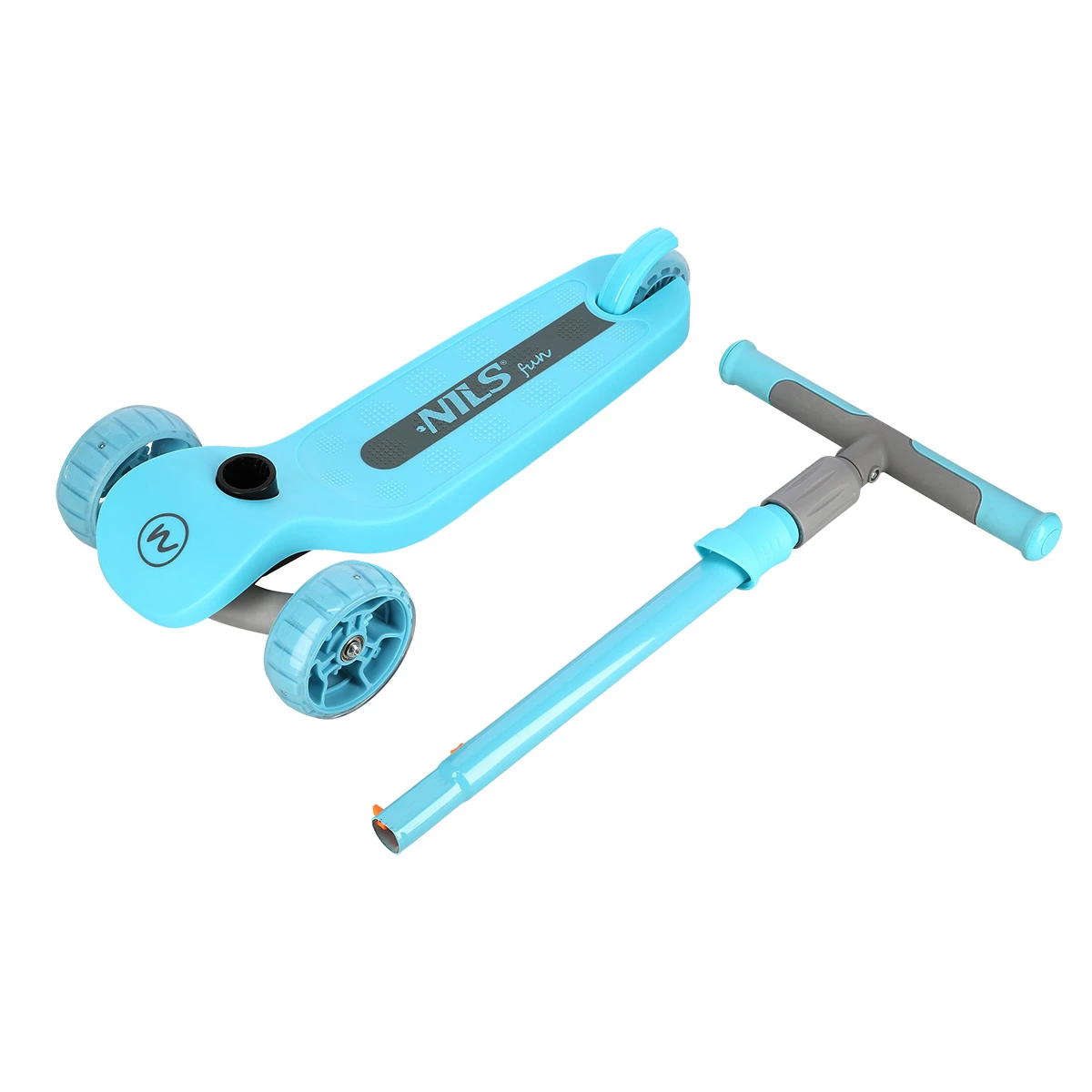 Laste tõukeratas NILS FUN HLB09 Turquoise Scooter, sinine