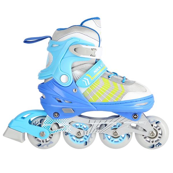 4in1 (rull)uisud NILS EXTREME NH18192 In-line Skates/Hockey Ice Skates, valge-sinine, M (34-38)