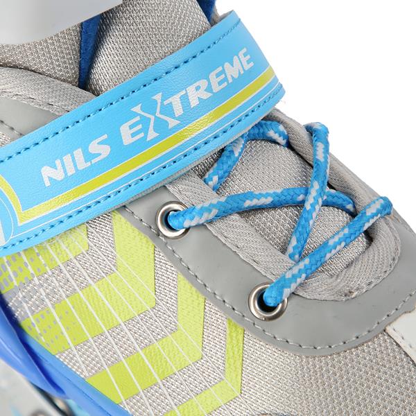 4in1 (rull)uisud NILS EXTREME NH18192 In-line Skates/Hockey Ice Skates, valge-sinine, M (34-38)