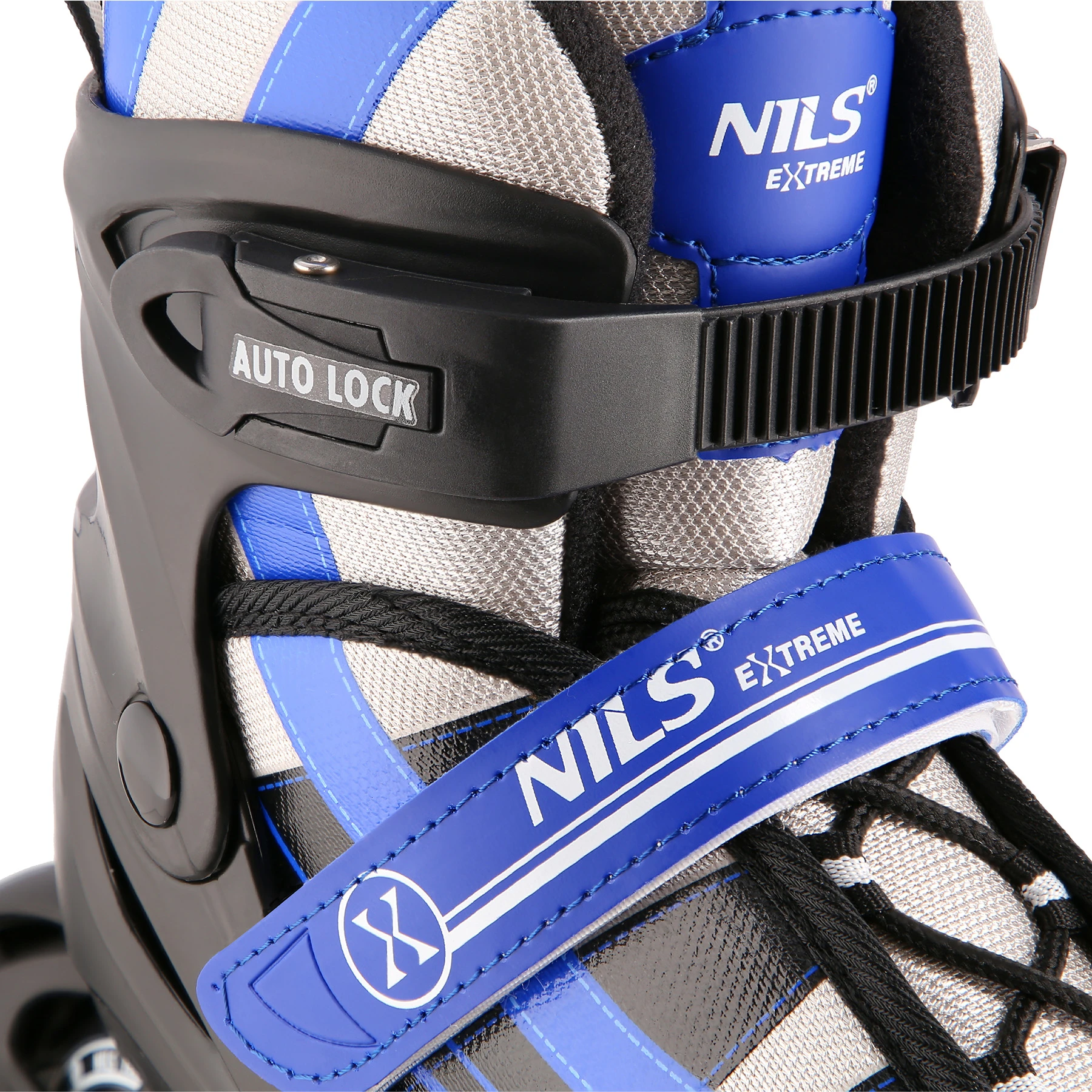 2in1 (rull)uisud NILS EXTREME NH18366A In-line Skates/Hockey Ice Skates, must-sinine, S (35-38)