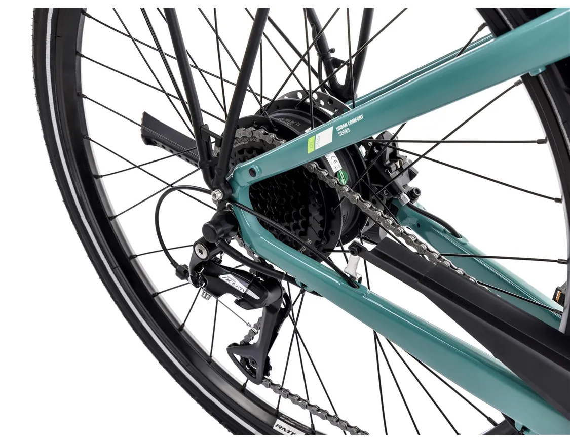 Elektrijalgratas ROMET e-Modeco URB 1.0, türkiis (L)