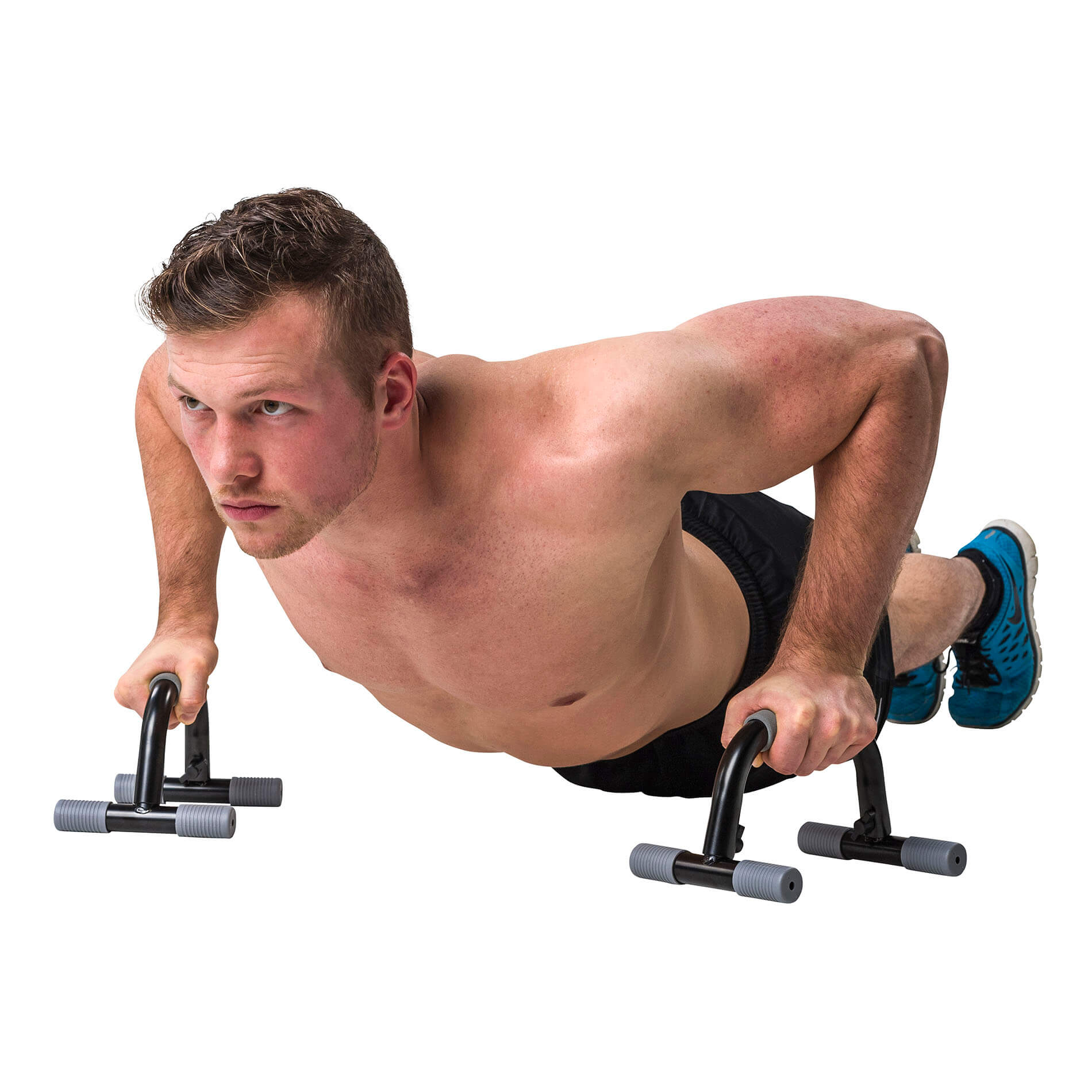 Kätekõverdustoed TUNTURI Push Up Bars, must-hall