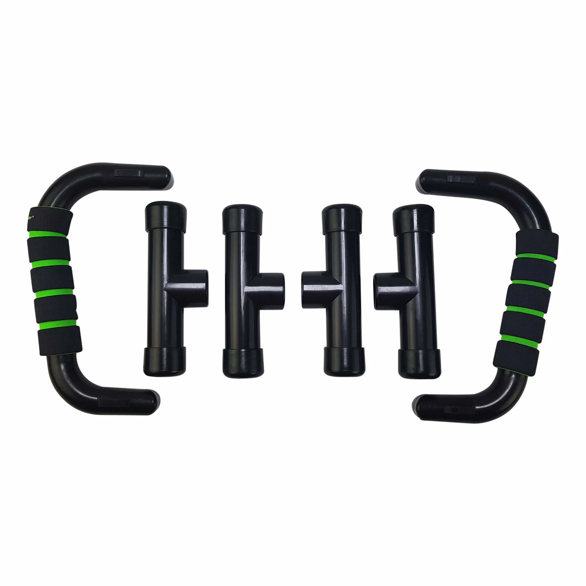 Kätekõverdustoed TUNTURI Push Up Bar PVC, must-roheline