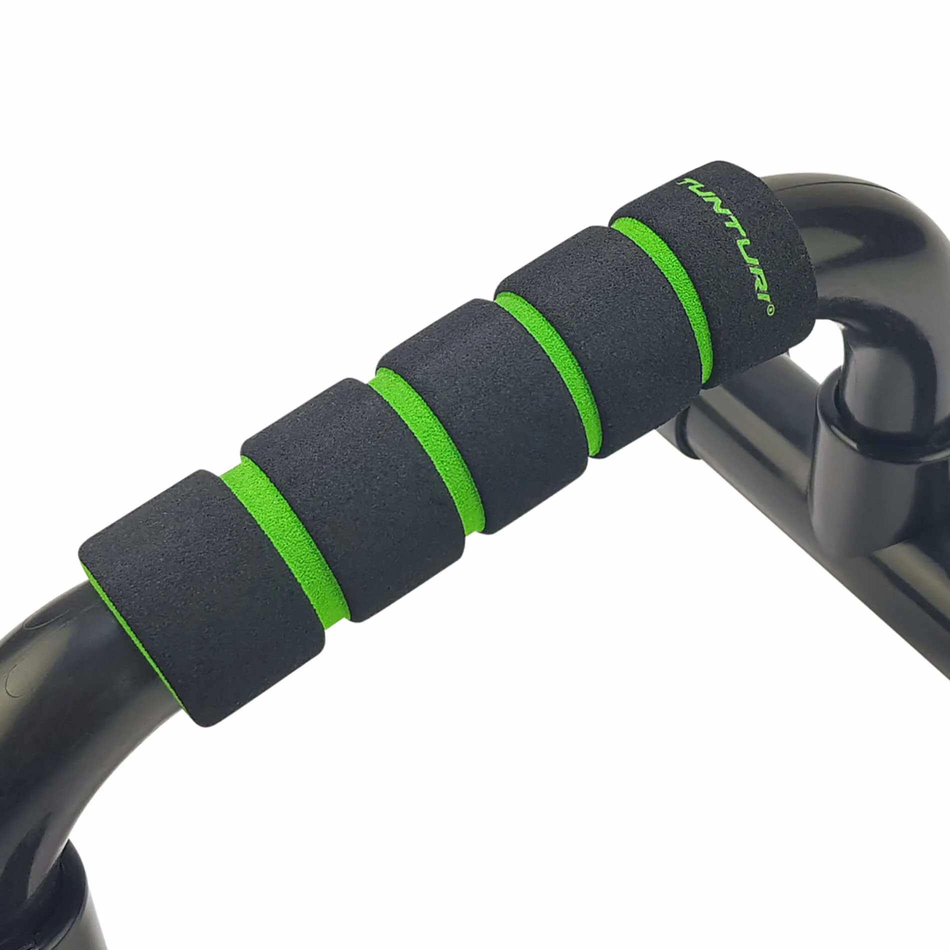 Kätekõverdustoed TUNTURI Push Up Bar PVC, must-roheline