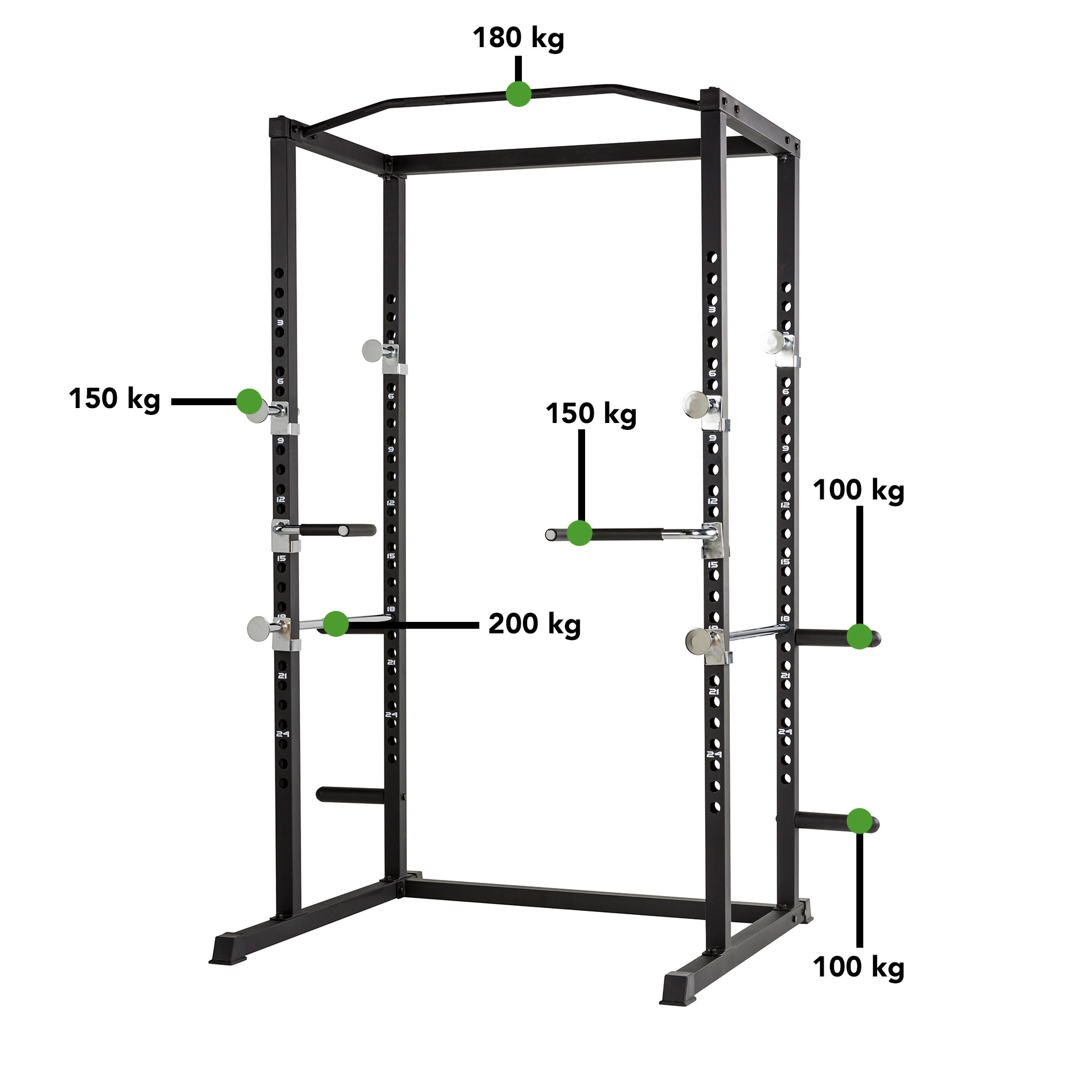 Kükipuur TUNTURI WT60 Power Rack