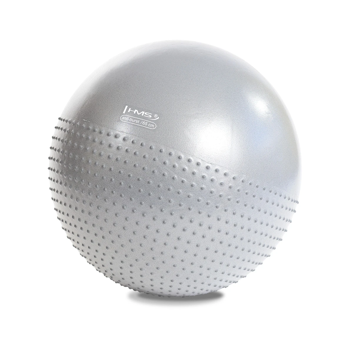 Võimlemispall HMS YB03N Gym Ball 65 cm, helehall