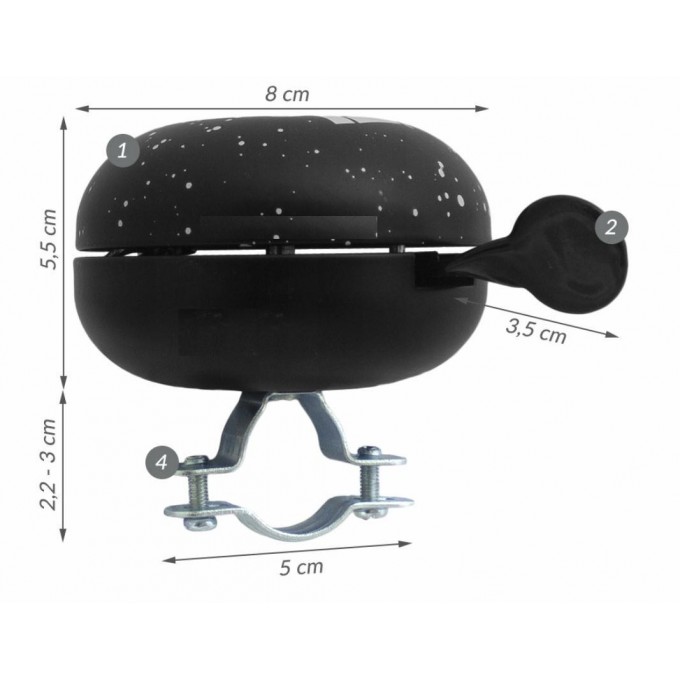 Jalgrattakell Star Wars Stormtrooper, must