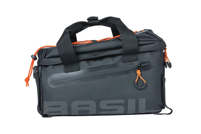Pakiraamikott BASIL Miles Tarpaulin 8L, must-oranž
