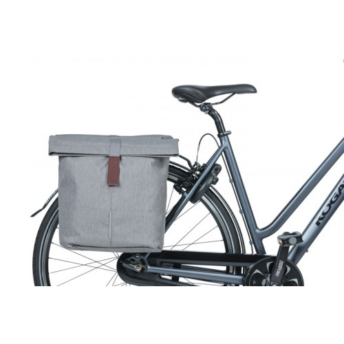 Pakiraamikott BASIL City double bicycle bag, 28-32 L, hall