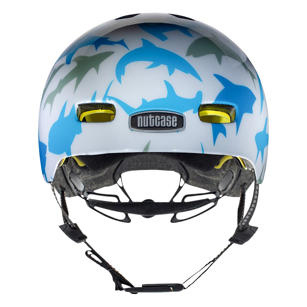 Jalgrattakiiver Nutcase Shark Gloss MIPS 48-52cm