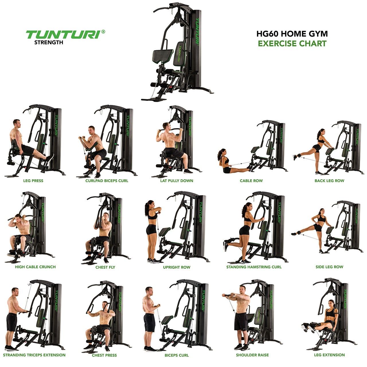 Jõupink Tunturi HG60 Home Gym