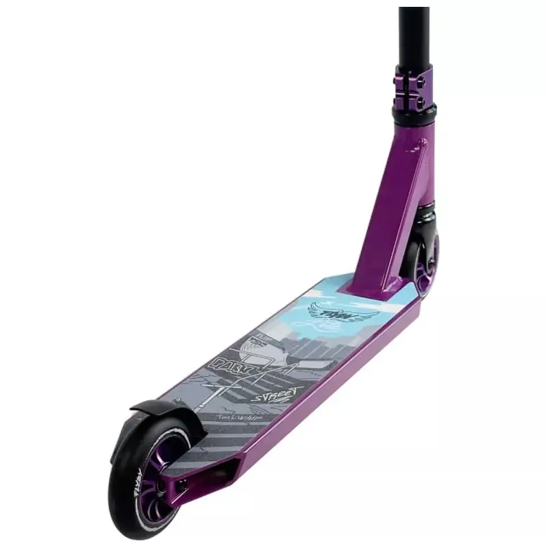 Trikitõukeratas FLYBY Lite V2 Complete Pro Scooter Black/Purple