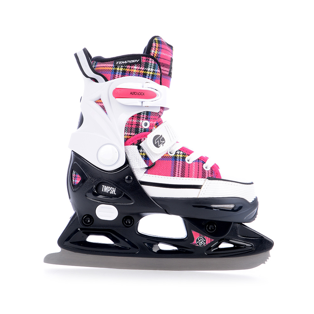 Laste uisud TEMPISH Rebel Ice T Girl Adjustable Skate, roosa/must (M)