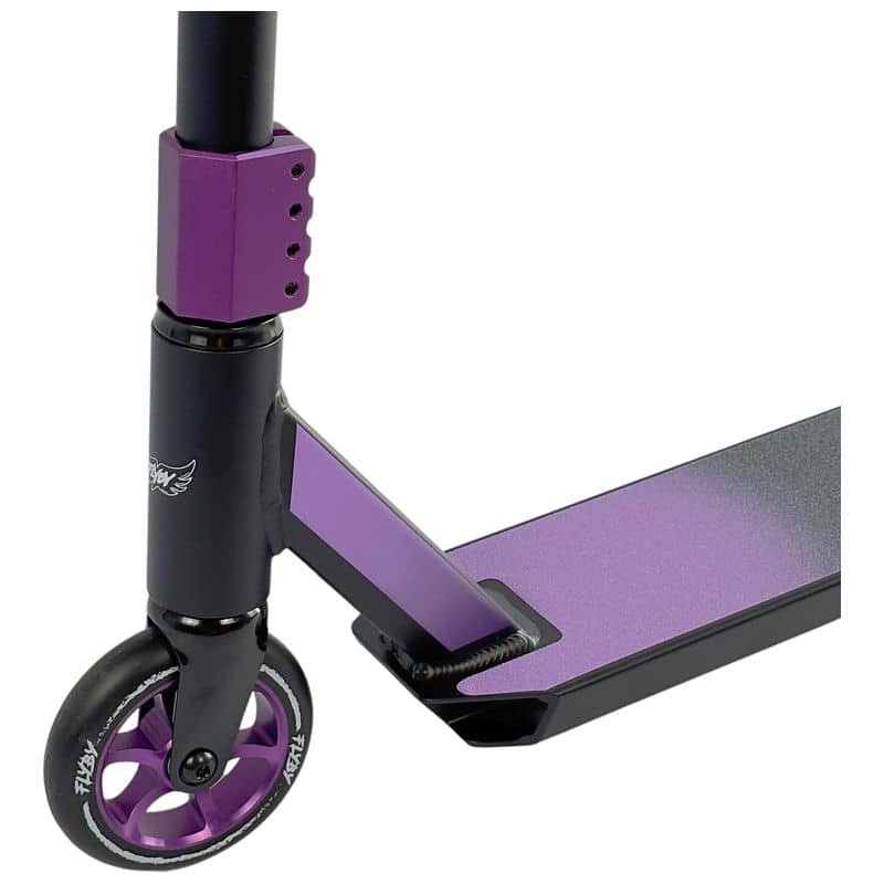 Trikitõukeratas FLYBY Air V2 Complete Pro Scooter Black/Purple