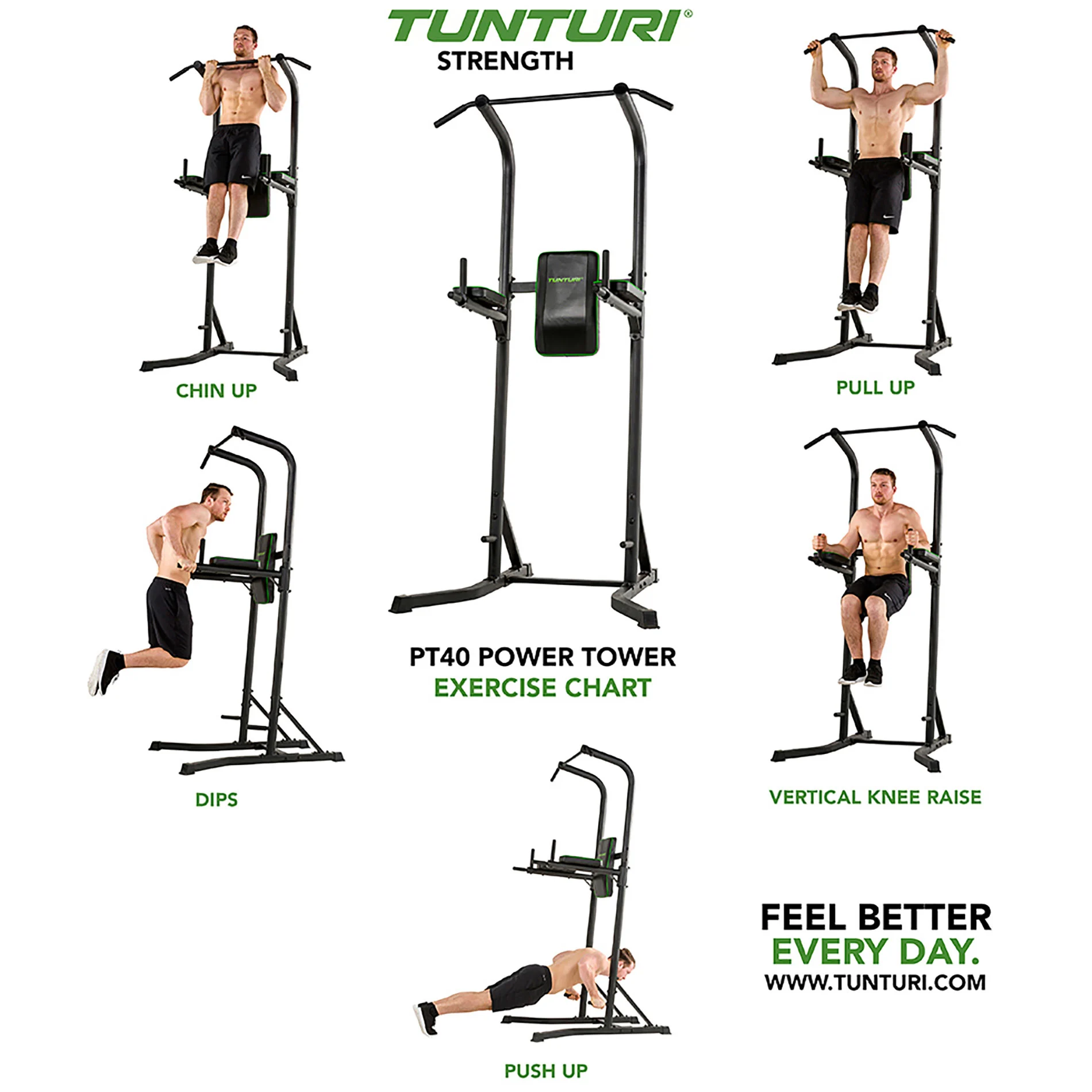 Treeningstend Tunturi PT40 Power Tower