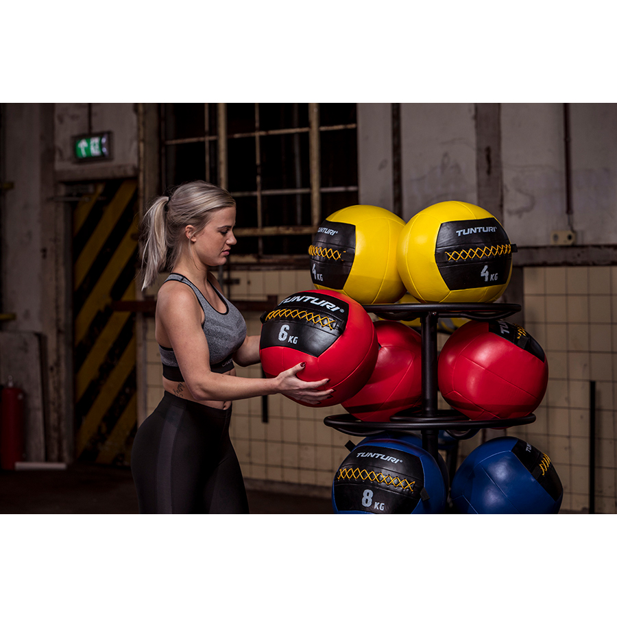 Topispall Tunturi Wall Ball 10 kg, roheline