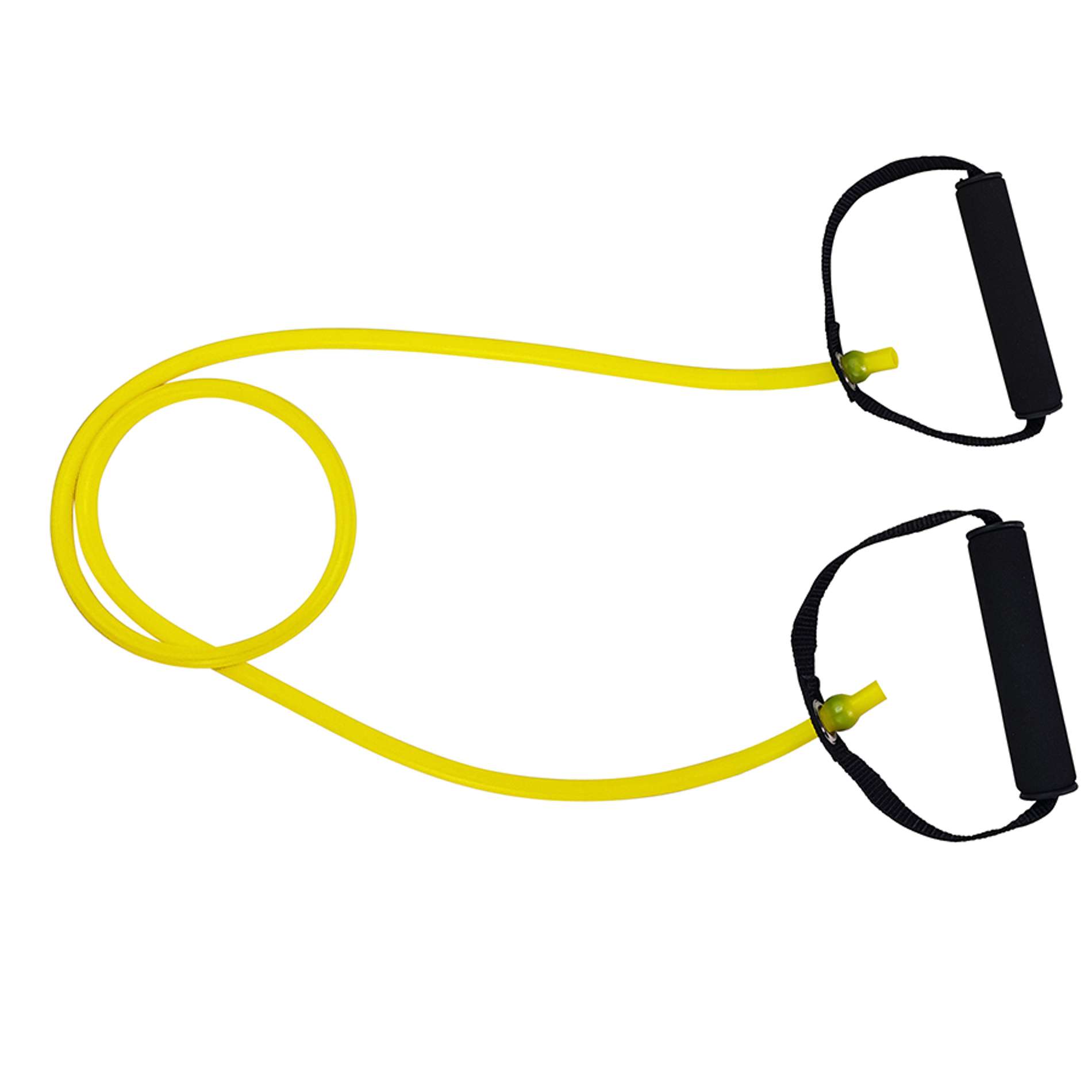 Võimlemiskummide komplekt TUNTURI Tubing Set with Grip, Light, Yellow
