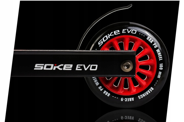 Trikitõukeratas SOKE EVO, must-punane