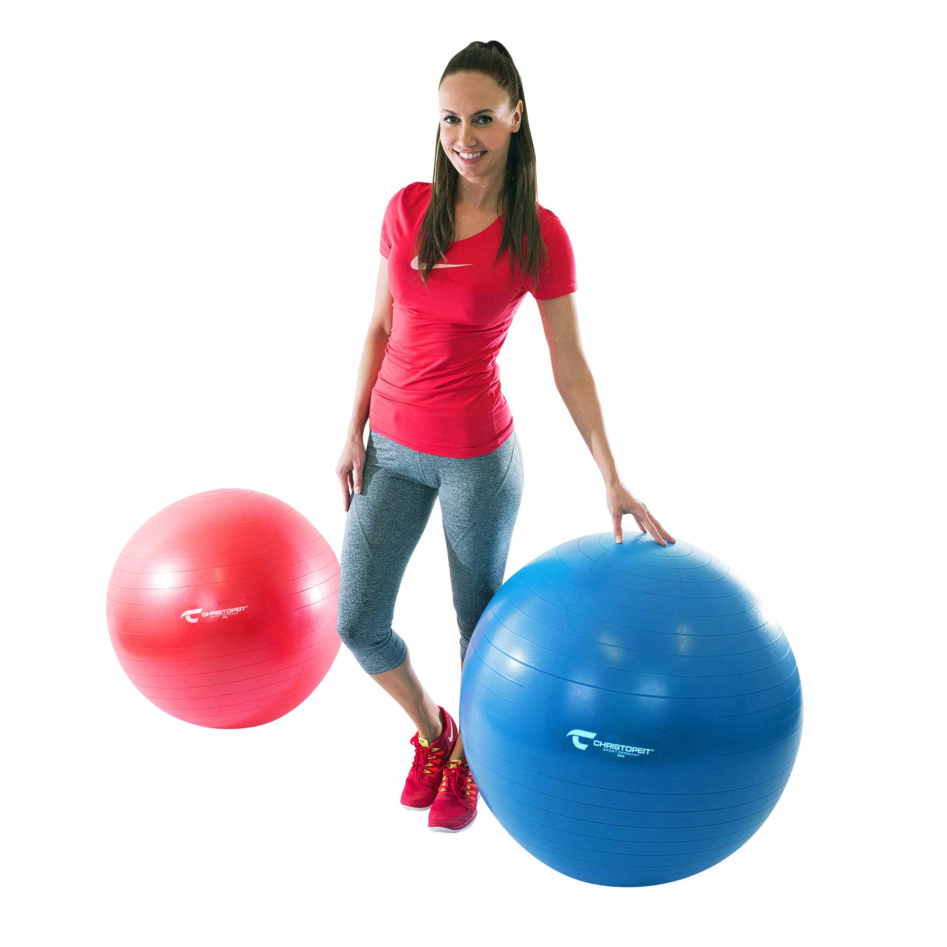 Võimlemispall CHRISTOPEIT 65 cm, roosa