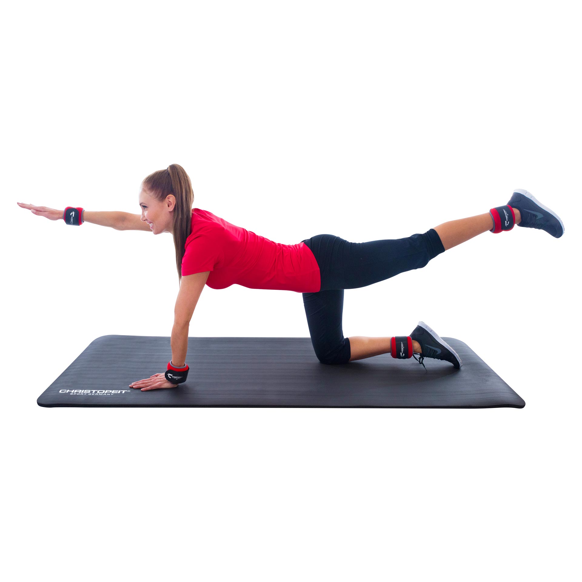 Randme-/pahkluuraskused CHRISTOPEIT 2×0,50 kg (paar)