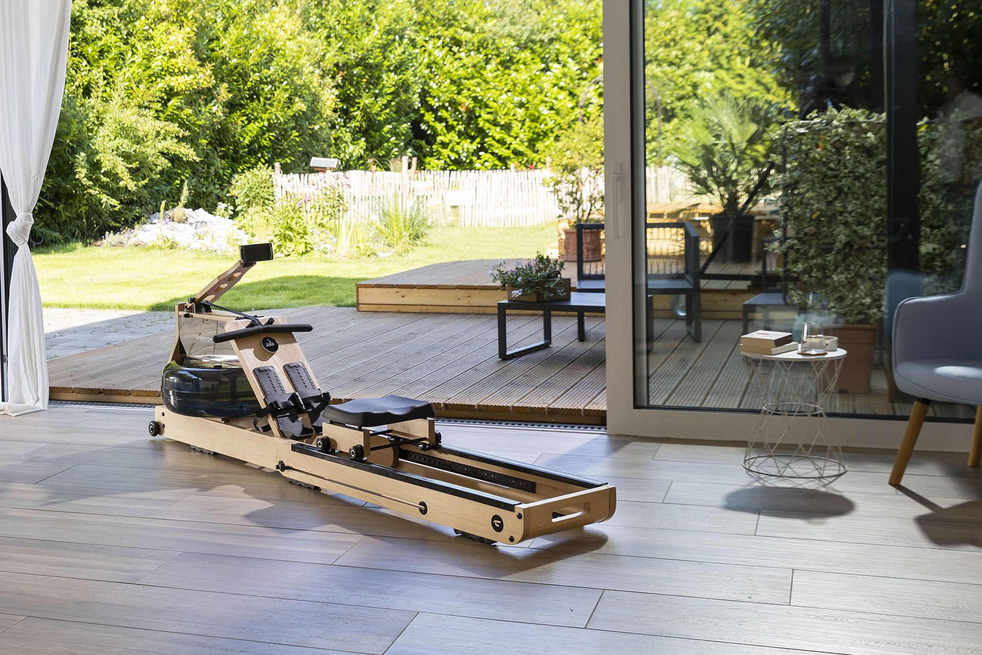 Sõudeergomeeter CHRISTOPEIT WP 5000, tammepuidust