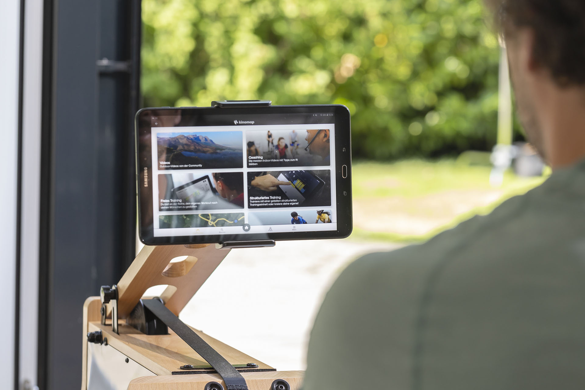 Sõudeergomeeter CHRISTOPEIT WP 5000, tammepuidust