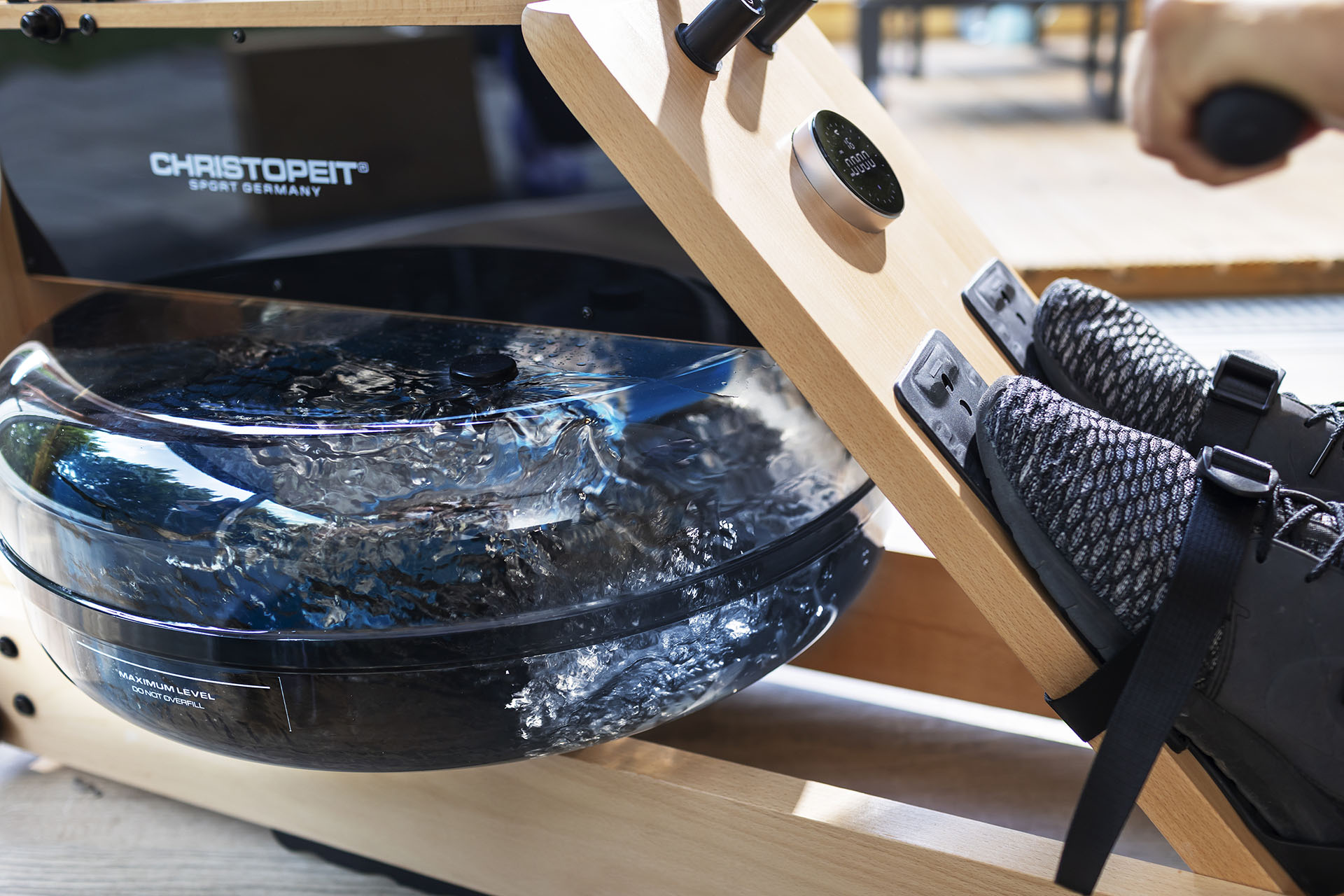 Sõudeergomeeter CHRISTOPEIT WP 5000, tammepuidust