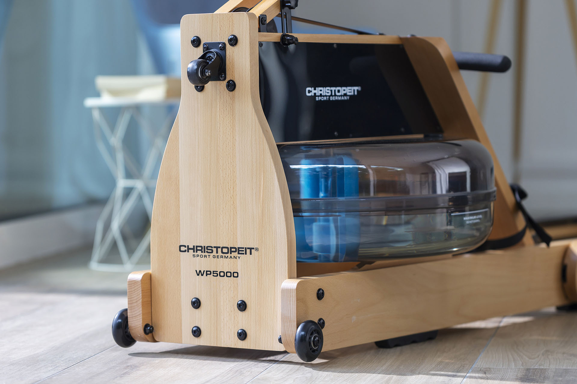 Sõudeergomeeter CHRISTOPEIT WP 5000, tammepuidust