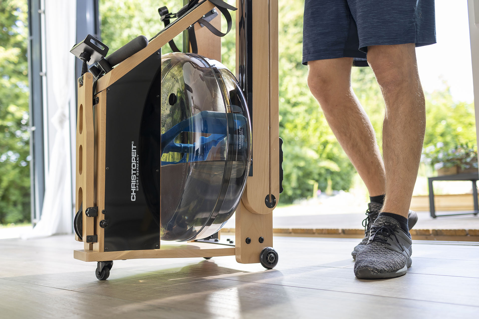 Sõudeergomeeter CHRISTOPEIT WP 5000, tammepuidust