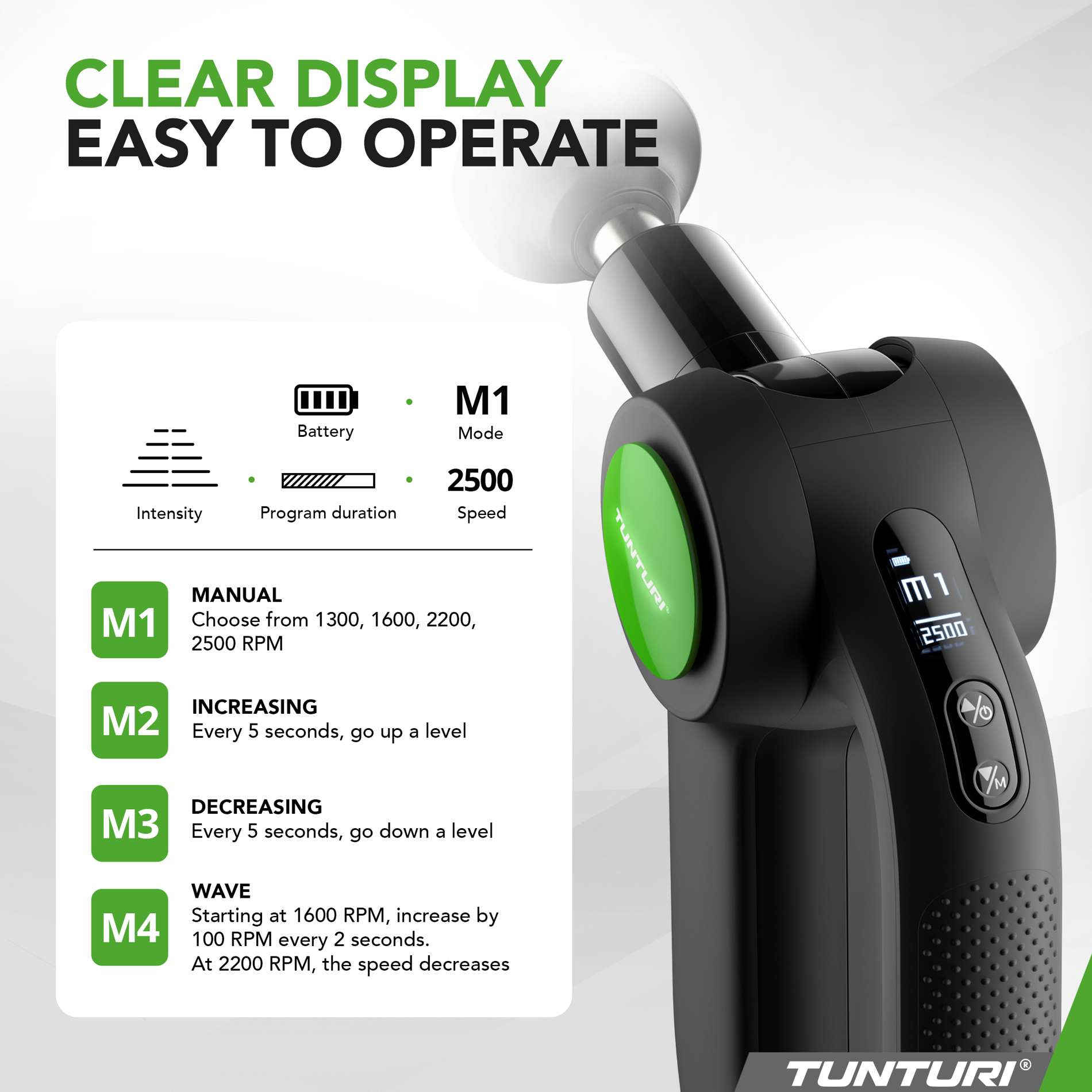 Massaažipüstol Tunturi MG70 Pro