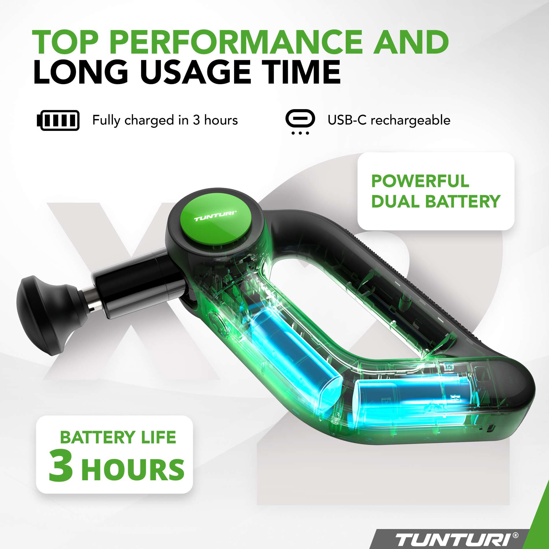 Massaažipüstol Tunturi MG70 Pro