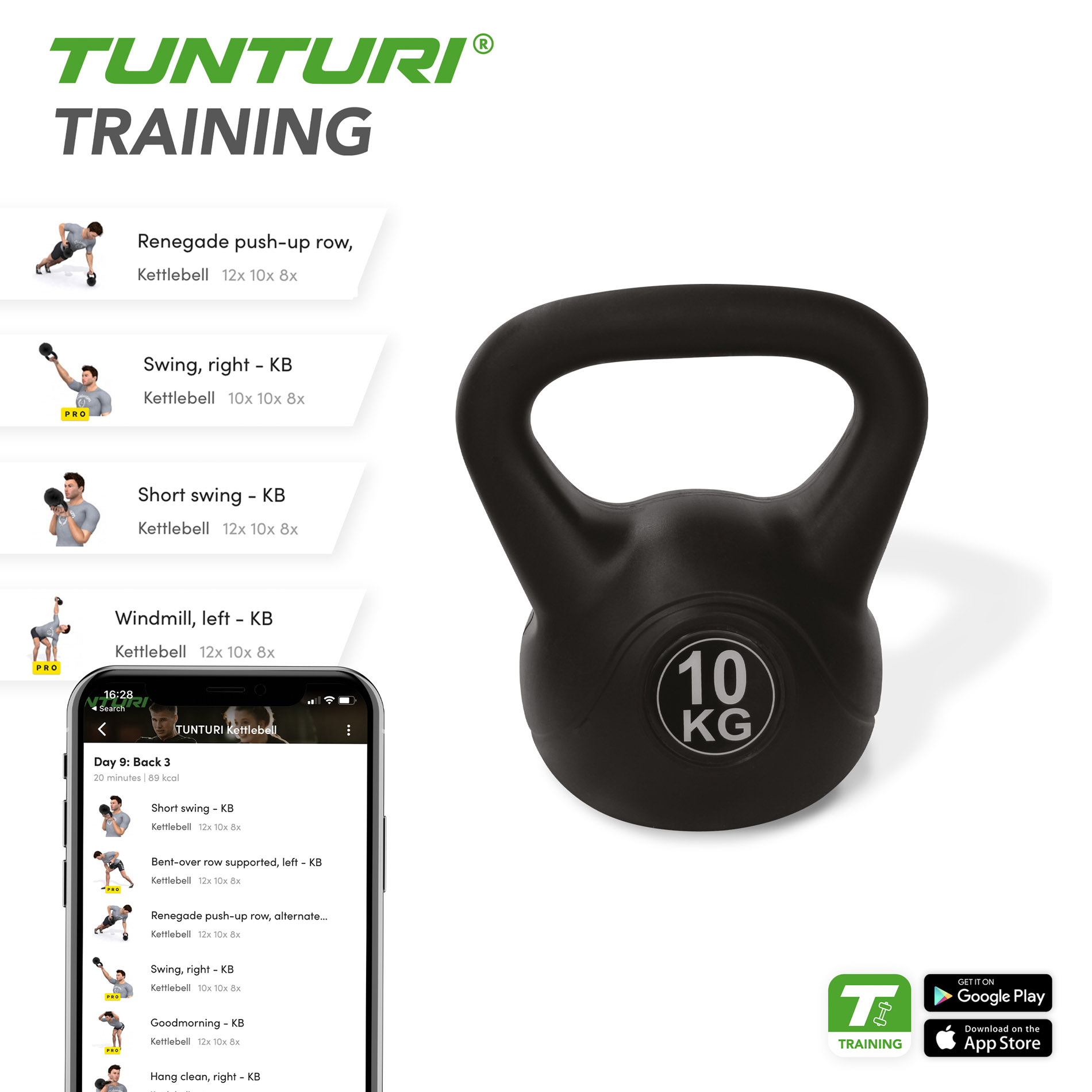 Sangpomm TUNTURI PE Kettlebell 10kg