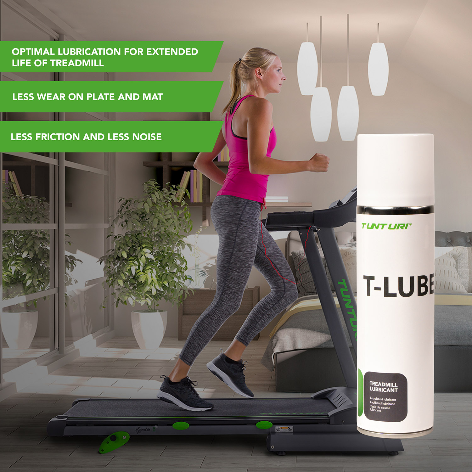 Õli jooksulindile TUNTURI T-Lube 200ml