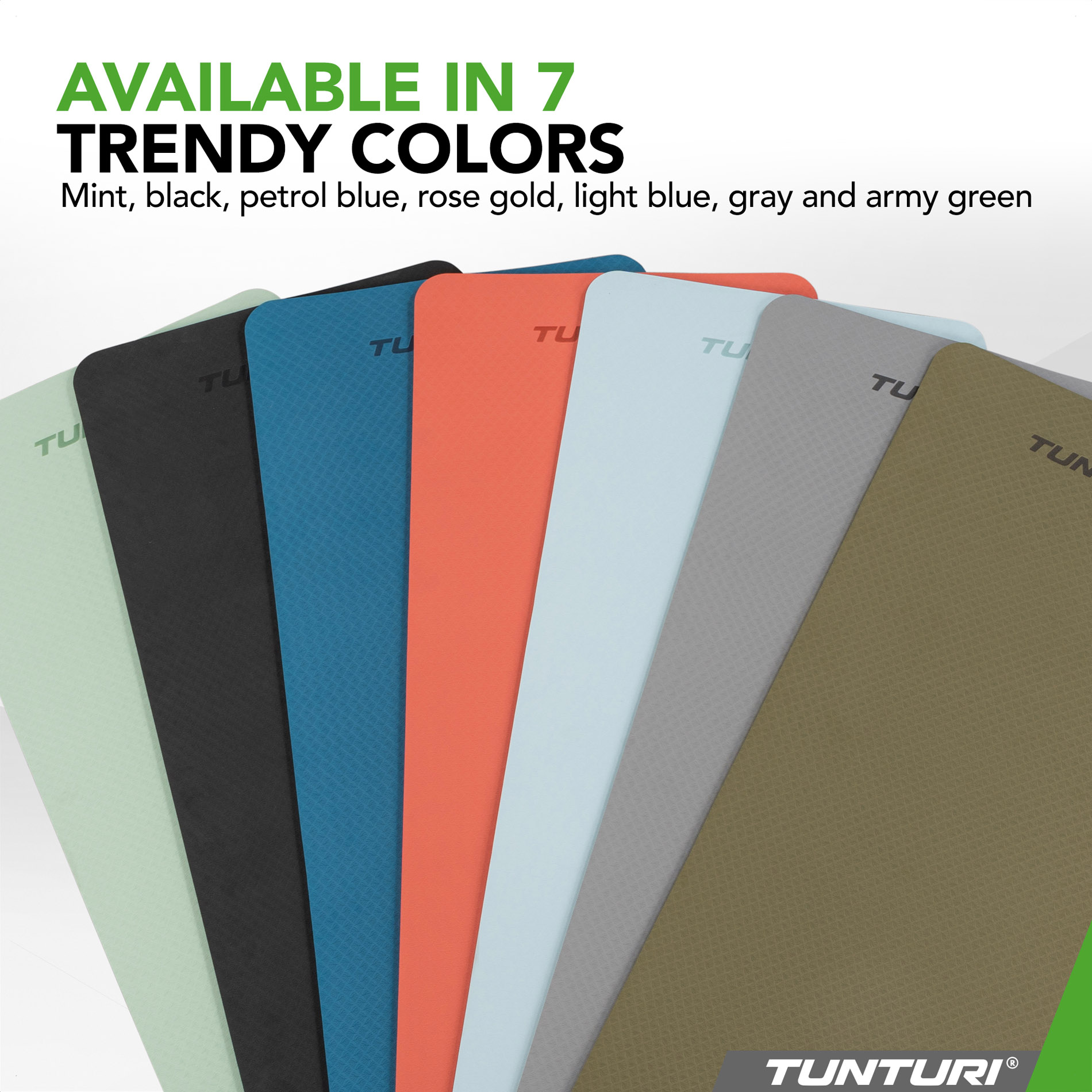 Joogamatt Tunturi Yogamat 8mm, Grey