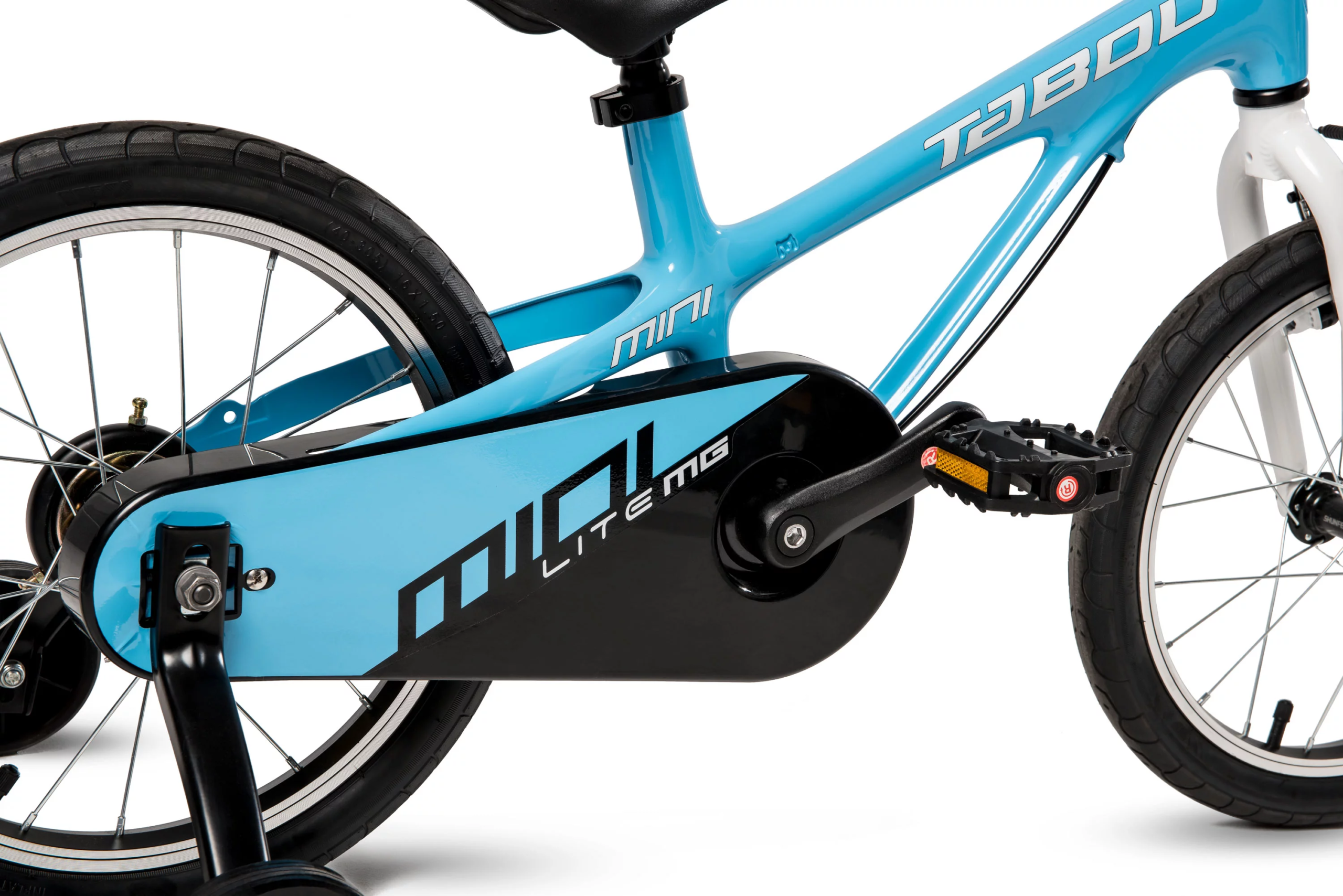 Ülikerge laste jalgratas TABOU Rocket Lite MG, 18″ sinine-valge