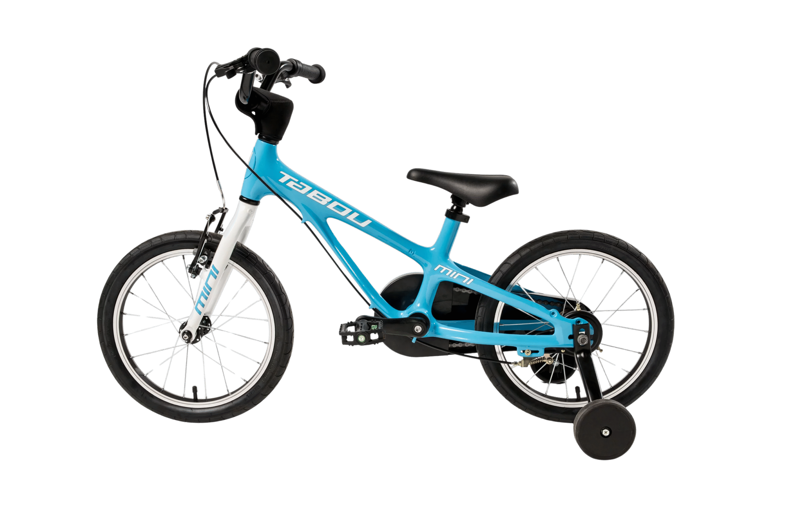 Ülikerge laste jalgratas TABOU Rocket Lite MG, 14″ sinine-valge