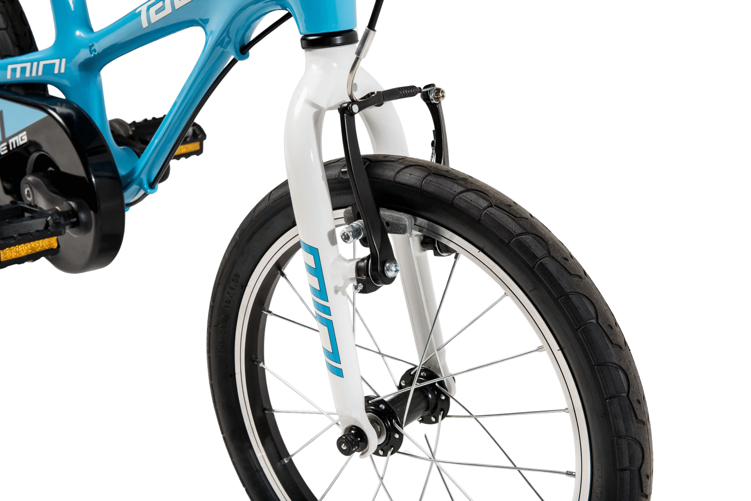 Ülikerge laste jalgratas TABOU Rocket Lite MG, 14″ sinine-valge