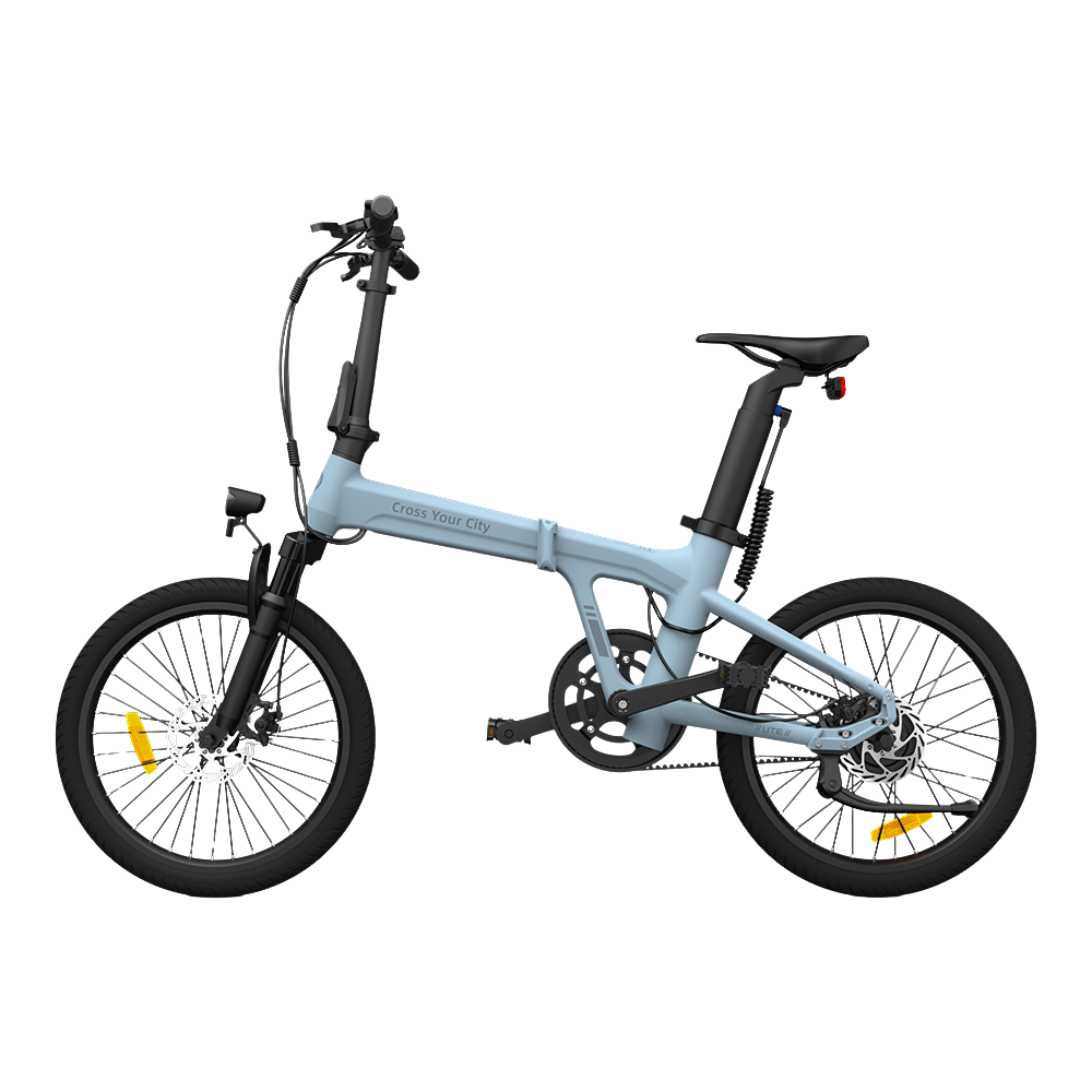 Kokkupandav elektrijalgratas ADO A20S AIR esiamordiga, sinine