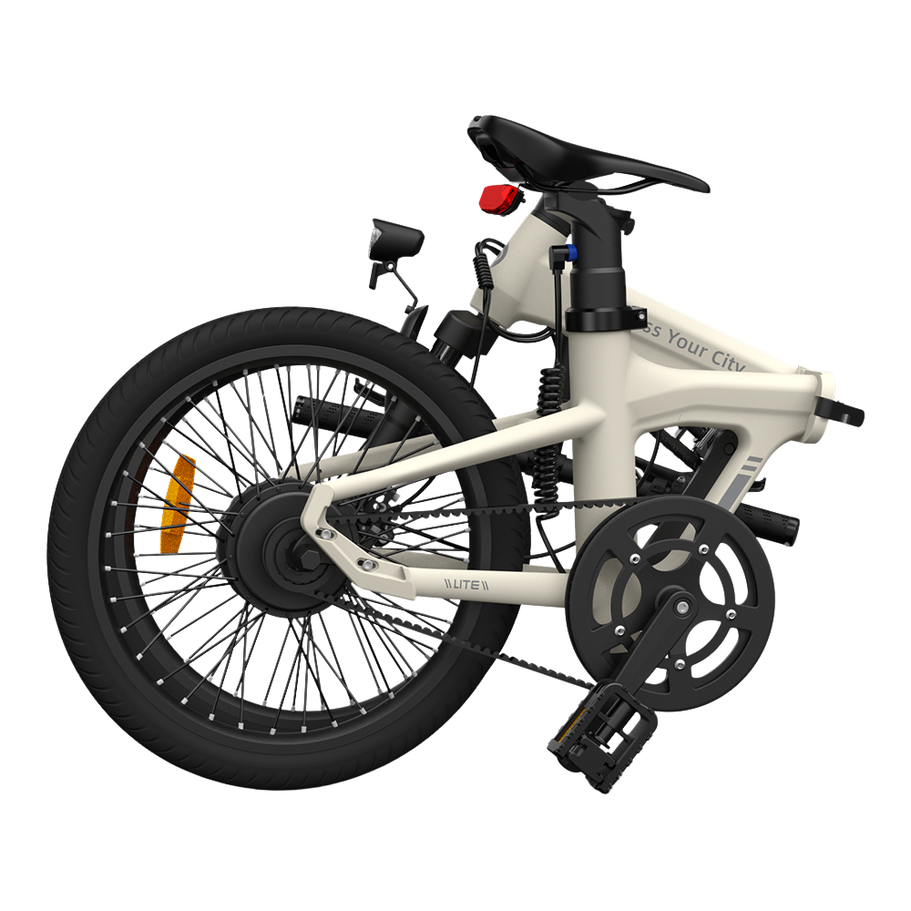 Kokkupandav elektrijalgratas ADO A20S AIR esiamordiga, Ivory (valge)