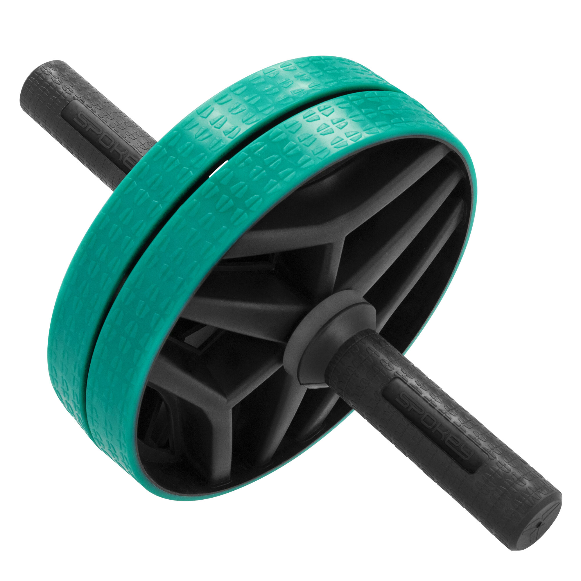 Võimlemisrull SPOKEY Twin, must-roheline