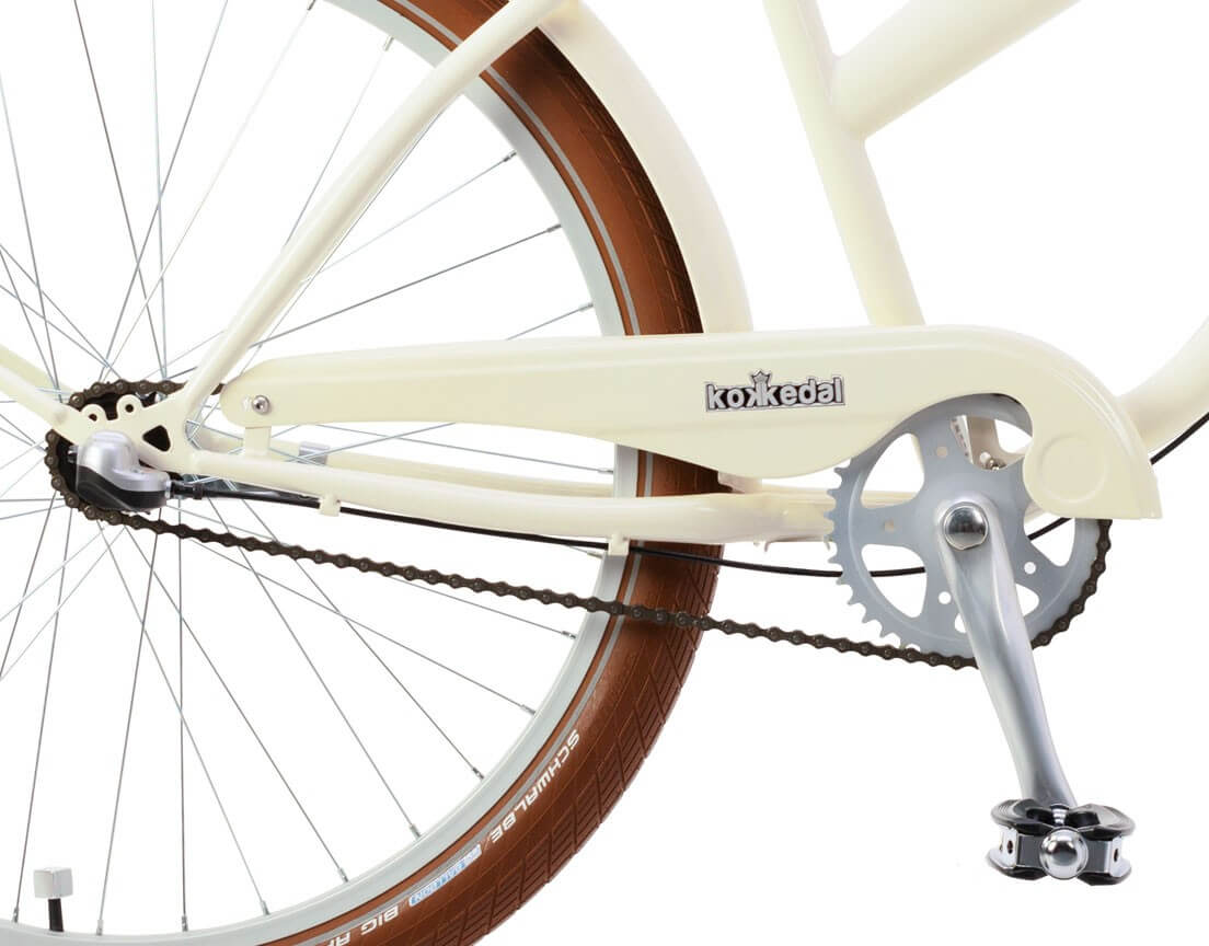 Stiilne naiste cruiser jalgratas Kokkedal Vanila, 3 käiku