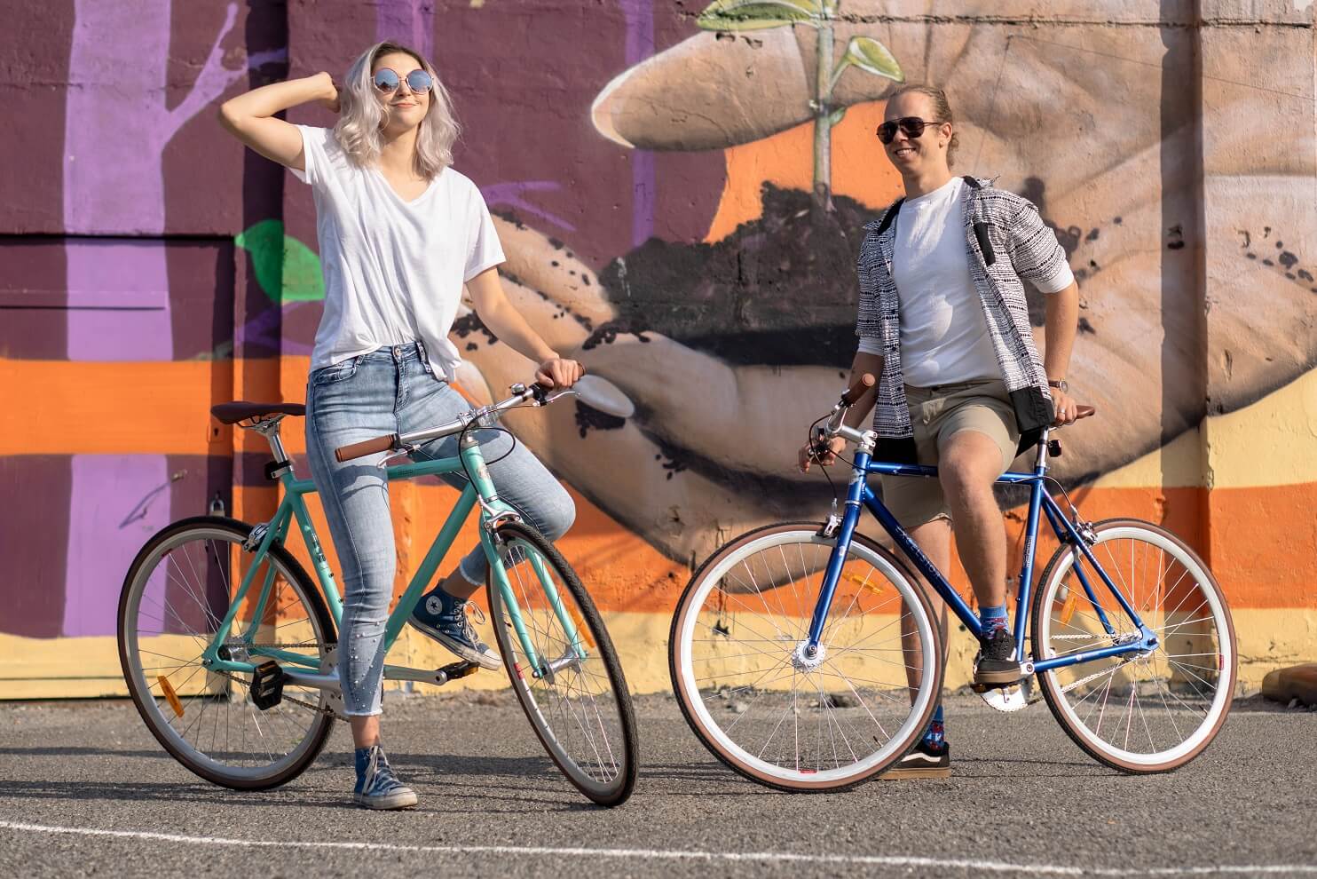 Fixie jalgratas EXCELSIOR Sputter, oranž (L)